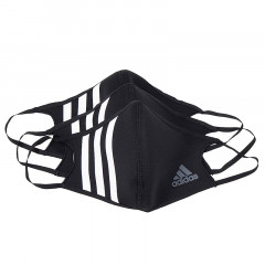 Beli Masker Sneakers Adidas Face Cover 3-Stripes Black Original Hf7045