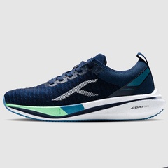 Beli Sepatu Lari Hundred Jakarta V1 Navy-White-Green Original Hrfs-4M143-2