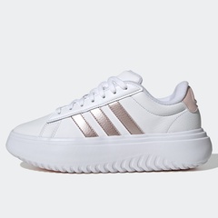 Beli Sepatu Sneakers Wanita Adidas Wmns Grand Court Platform White Original Ih2425