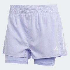 Beli Celana Lari Wanita Adidas Wmns Own The Run 2In1 Shorts Violet Tone Original Jm7642