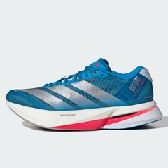 Beli Sepatu Lari Adidas Adizero Boston 13 Solar Blue - Silver Metallic - Dark Solar Blue Original Jr4868