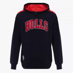 Beli Baju Basket Nba Long Sleeve Hoodie Patch Chicago Bulls Black Original Nbacbhd01Bk