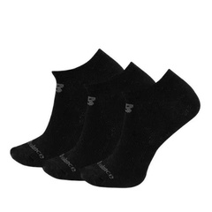 Beli Kaos Kaki Training New Balance Performance Flat Knit No Show 3 Pair Unisex Socks Black Original Newlas95123B00500