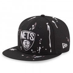 Beli Topi Basket New Era 9Fifty Brooklyn Nets Splash Embroidery Snapback Black Original Nra13041202