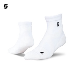 Beli Kaos Kaki Basket Stay Hoops Ankle Hi-Performance Sock Undyed White Original Sck-1720-Poi-Mix-Ank
