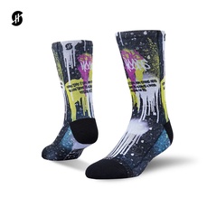 Beli Kaos Kaki Basket Stay Hoops Fullprint Sock Paintsley Multicolor Original Sck-1767-Reg-Mix-As