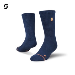 Beli Kaos Kaki Basket Stay Hoops Plain Navy Original Sck-1782-Per-Nvy-As