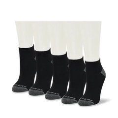 Beli Kaos Kaki Training Skechers 6 Packs Quarter Unisex Socks Black Original Skesu111637B