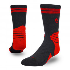 Beli Kaos Kaki Basket Rechampx Performance Crew Sock 1X Black Red Original Skpc101060