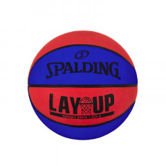 Beli Bola Basket Spalding Lay Up Size 3 Rubber Blue Red Original Spa84-367Z