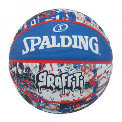 Beli Bola Basket Spalding Graffiti Sz 7 Rubber Blue Original Spa84-377Z