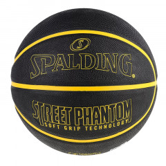 Beli Bola Basket Spalding Street Phantom Size 7 Rubber Black Yellow Original Spa84-386Z