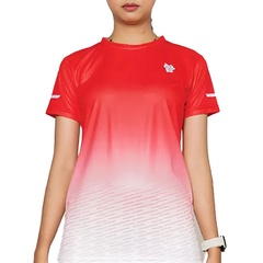 Beli Baju Lari Wanita Tiento Airlite Short Sleeve Women Mega Red Original Ss-Dryfit-Airlite-W-Megared-