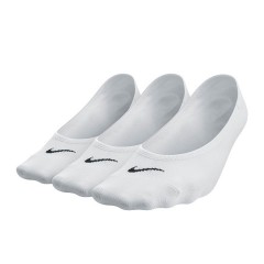 Beli Kaos Kaki Sneakers Wanita Nike Wmns Lightweight No-Show 3Pk Socks White Original Sx4863-101