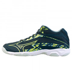 Beli Sepatu Volley Mizuno Wave Thunderstorm Mid Green Original V1Ga222638