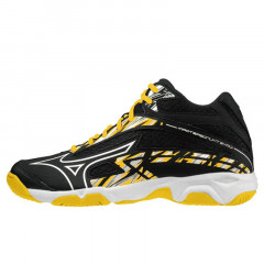 Beli Sepatu Volley Mizuno Wave Thunderstorm Mid Black Original V1Ga222644