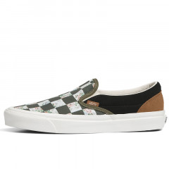 Beli Sepatu Sneakers Vans Bricolage Check Classic Slip-On 98 Dx Multicolor Original Vn0A7Q58J4E